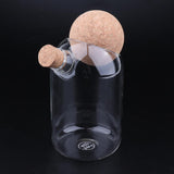 2pcs/Set Glass Food Storage Jar Kitchen Canister for Candy Coffee Tea