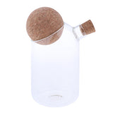 2pcs/Set Glass Food Storage Jar Kitchen Canister for Candy Coffee Tea