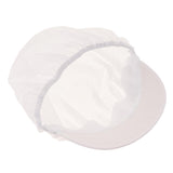 6Pcs Cook Adjustable Kitchen Baker Chef Elastic Cap Hat Catering White+Pink