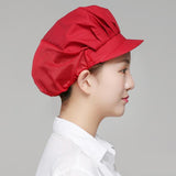 6Pcs Cook Adjustable Men Women Kitchen Baker Chef Elastic Cap Hat Catering