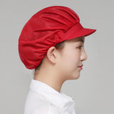6Pcs Cook Adjustable Men Women Kitchen Baker Chef Elastic Cap Hat Catering