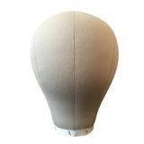 21 Inch Cork Head Canvas Cover Wig Making Mannequin & T-pin & Crochet Hook