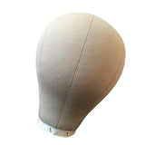 21 Inch Cork Head Canvas Cover Wig Making Mannequin & T-pin & Crochet Hook