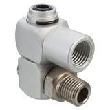 Maxbell 4x Universal Pneumatic Connector Air Pipe Adapter 360 Degree Rotation Tool