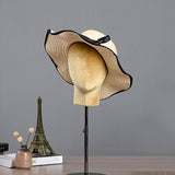 4pcs Mannequin Manikin Head Model Wigs Glasses Hats Display Stand