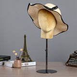 4pcs Mannequin Manikin Head Model Wigs Glasses Hats Display Stand