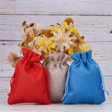 40 Burlap Linen Drawstring Bag for Candy Jewelry Party Wedding Favor Present