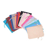 40 Burlap Linen Drawstring Bag for Candy Jewelry Party Wedding Favor Present