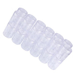 24 Pieces Bead Container Clear Plastic Storage Jar Set for Nail Arts Crafts