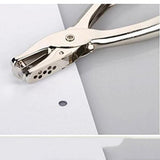 Maxbell 2xOffice Punch 8 Pages Metal School Loose-leaf Single Puncher Hand Paper Hole 3mm