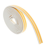Maxbell Door and Window Rubber Seal Strip Soundproof and Windproof 5m White 6mm