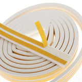 Maxbell Door and Window Rubber Seal Strip Soundproof and Windproof 5m White 6mm