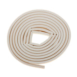 Maxbell Door and Window Rubber Seal Strip Soundproof and Windproof 5m White 8mm