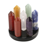Maxbell Crystal Qixing Array Ornament Miniature Office Home Desktop Decor column