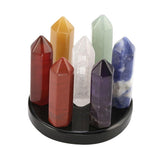 Maxbell Crystal Qixing Array Ornament Miniature Office Home Desktop Decor column