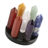 Maxbell Crystal Qixing Array Ornament Miniature Office Home Desktop Decor column