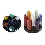 Maxbell Crystal Qixing Array Ornament Miniature Office Home Desktop Decor column