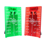 Maxbell 4xMagnetic Floor Laser Target Plate Card with Stand for Beam Application Green