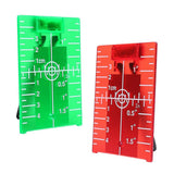 Maxbell 2xMagnetic Floor Laser Target Plate Card with Stand for Beam Application Green