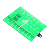 Maxbell 4xMagnetic Floor Laser Target Plate Card with Stand for Beam Application Green