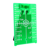 Maxbell 2xMagnetic Floor Laser Target Plate Card with Stand for Beam Application Green