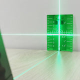 Maxbell 2xMagnetic Floor Laser Target Plate Card with Stand for Beam Application Green