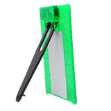 Maxbell 2xMagnetic Floor Laser Target Plate Card with Stand for Beam Application Green
