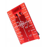 Maxbell 4xMagnetic Floor Laser Target Plate Card with Stand for Beam Application Red
