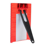 Maxbell 3xMagnetic Floor Laser Target Plate Card with Stand for Beam Application Red