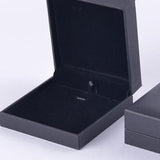 Maxbell Jewelry Packaging Box Pendant Storage Box for Wedding Gifts Black