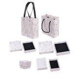 Maxbell Marbling Cardboard Jewellery Gift Box Wedding Favour Cotton Cushion A