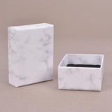 Maxbell Marbling Cardboard Jewellery Gift Box Wedding Favour Cotton Cushion B