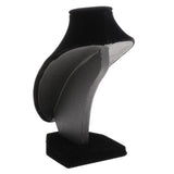 Maxbell 15x Velvet Necklace Bust Display Stands Pendant Chain Jewelry Racks