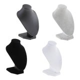 Maxbell 15x Velvet Necklace Bust Display Stands Pendant Chain Jewelry Racks