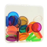 Maxbell 4x30pcs Notebook Plastic Disc Binding Mushroom Hole DIY Buckle Binding 24mm