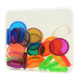 Maxbell 4x30pcs Notebook Plastic Disc Binding Mushroom Hole DIY Buckle Binding 24mm