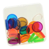Maxbell 2x30pcs Notebook Plastic Disc Binding Mushroom Hole DIY Buckle Binding 24mm