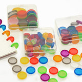 Maxbell 3x30pcs Notebook Plastic Disc Binding Mushroom Hole DIY Buckle Binding 24mm