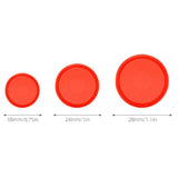 Maxbell 3x30pcs Notebook Plastic Disc Binding Mushroom Hole DIY Buckle Binding 24mm