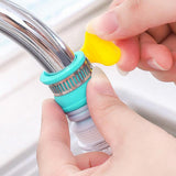 Maxbell 3x360 Deg Adjustable Faucet Extender Aerator Sprayer Nozzle Water Filter Blue
