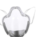 Maxbell 4 Pieces Clear Face Shield Mouth Cover Reusable Mouth
