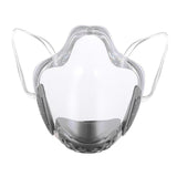 Maxbell 4 Pieces Clear Face Shield Mouth Cover Reusable Mouth