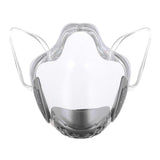 Maxbell 4 Pieces Clear Face Shield Mouth Cover Reusable Mouth