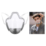 Maxbell 4 Pieces Clear Face Shield Mouth Cover Reusable Mouth