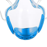 Maxbell 4 Pieces Clear Face Shield Mouth Cover Reusable Mouth