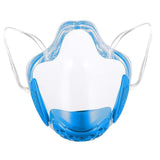 Maxbell 4 Pieces Clear Face Shield Mouth Cover Reusable Mouth