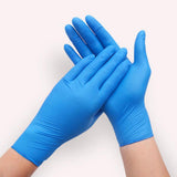 Maxbell 2x10Pcs Strong Nitrile Gloves Powder Free Pet Care Protective Gloves Blue XL