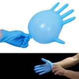 Maxbell 4x10Pcs Strong Nitrile Gloves Powder Free Pet Care Protective Gloves Blue XL