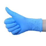 Maxbell 2x10Pcs Strong Nitrile Gloves Powder Free Pet Care Protective Gloves Blue XL
