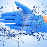 Maxbell 2x10Pcs Strong Nitrile Gloves Powder Free Pet Care Protective Gloves Blue XL